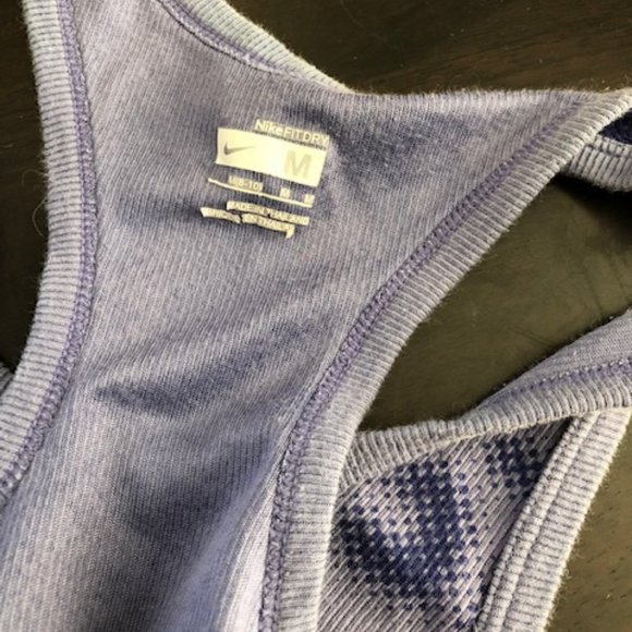 Purple Leopard Nike Medium Workout Tank - Picture 3 of 3